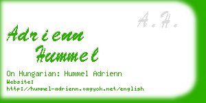 adrienn hummel business card